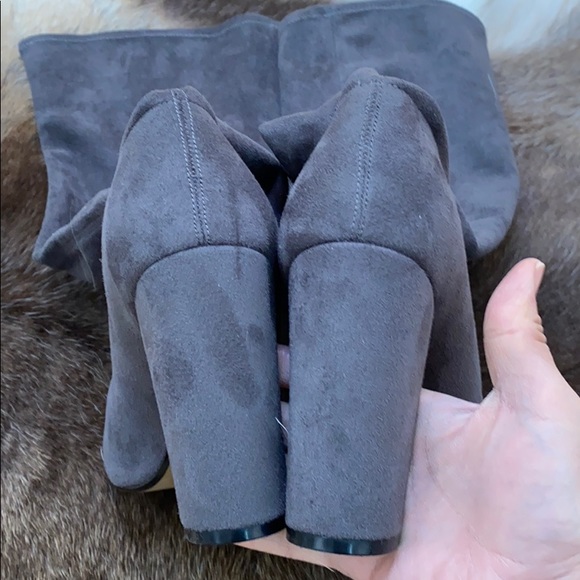 Micro Suede Knee High Boots - Picture 3 of 4